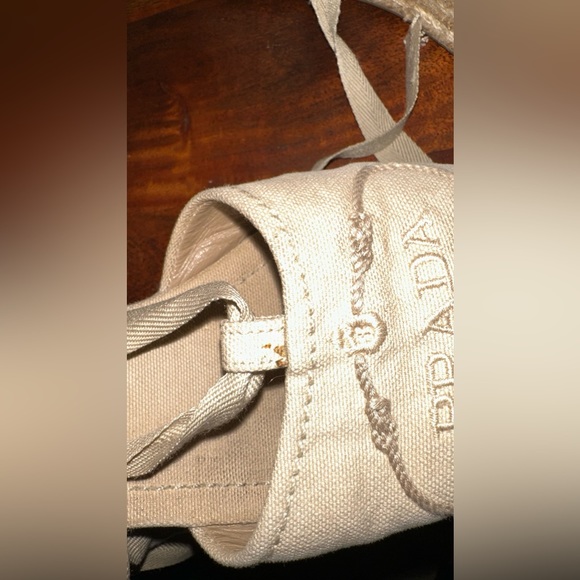 Prada wedge sandal in tan - Picture 5 of 6